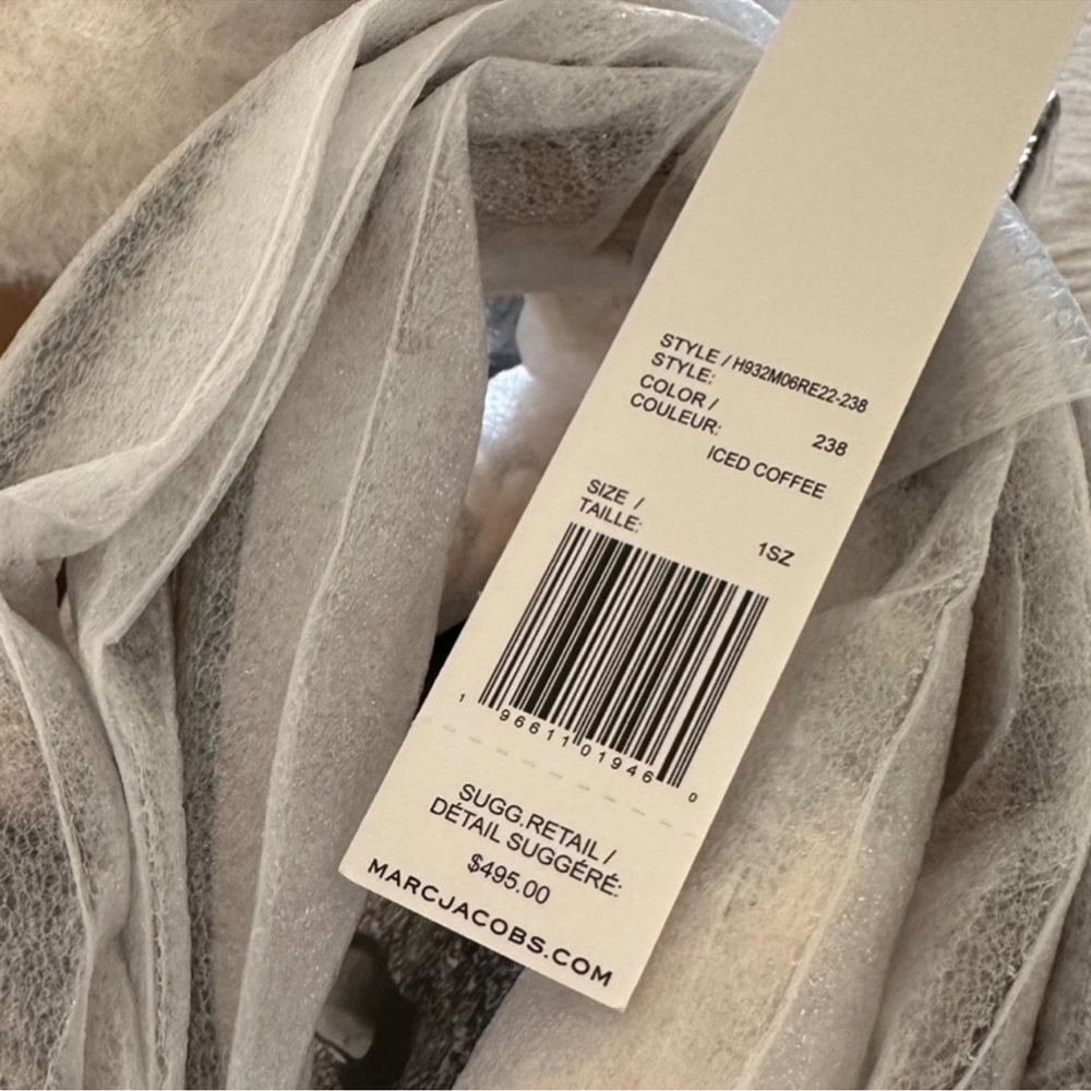 NWT MARC JACOBS
Lambskin Shearling The Mini Pillow Bag in Iced Coffee - Picture 10 of 13